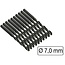 Benson Set metaalboren - HSS - 7 mm - 10 stuks - korte versie - rechts snijdend