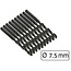 Benson Metaalboor set - HSS - 7.5 mm - 10 stuks - Inclusief opbergbox