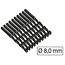 Benson Spiraalborenset - Metaalboor 8.0 mm - 10 stuks - HSS - Rechts snijdend - 119 mm lengte