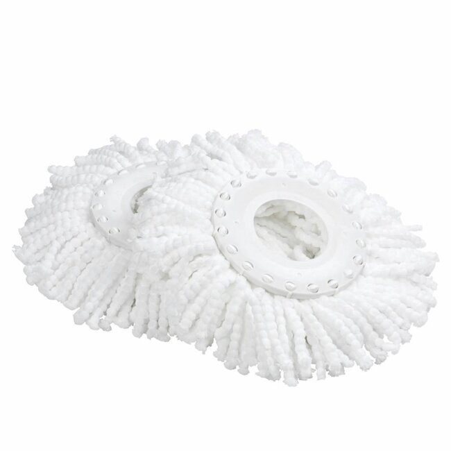 Benson Complete dweilset - 360 graden draai - microvezel kop - 120 cm - groen - 7.5L emmer