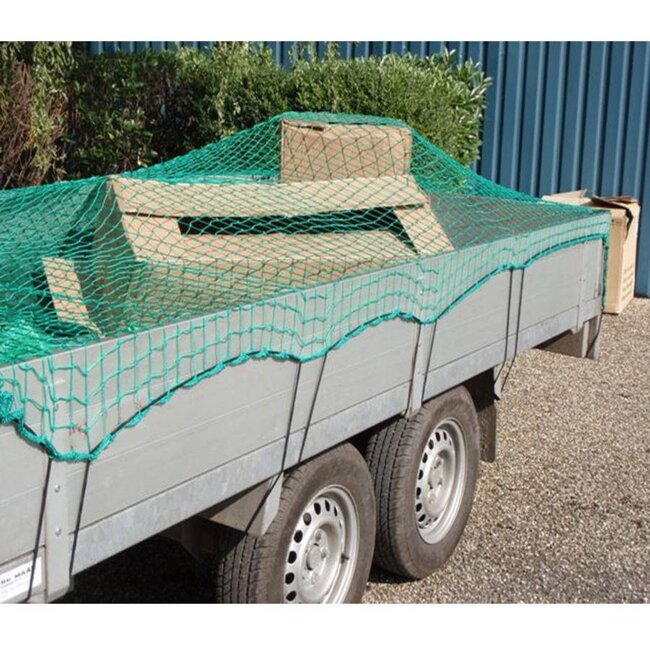 Benson Afdeknet met elastisch koord - 3.50 x 1.8 meter - extra sterk - inclusief opbergtas