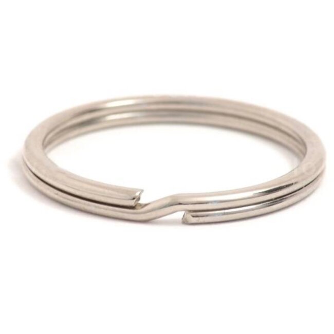 Benson Set sleutelringen - staal - 25 mm & 30 mm - 20 stuks