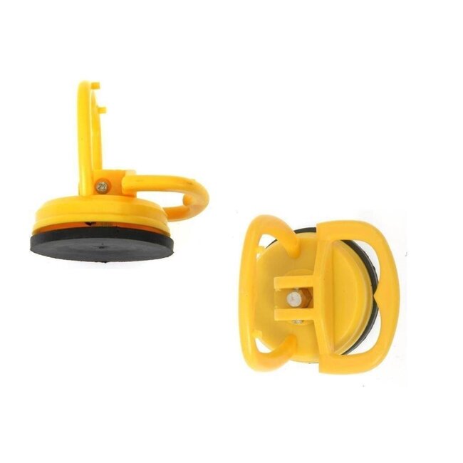 Benson Compacte vacuümzuignap - 55 mm - 11 kg trekkracht - geel - per stuk