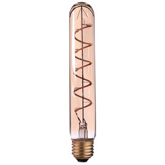 Benson Retro LED filamentbuis - warm wit - dimbaar - 4W - E27 - koperkleurig glas