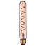 Benson Retro LED filamentbuis - warm wit - dimbaar - 4W - E27 - koperkleurig glas