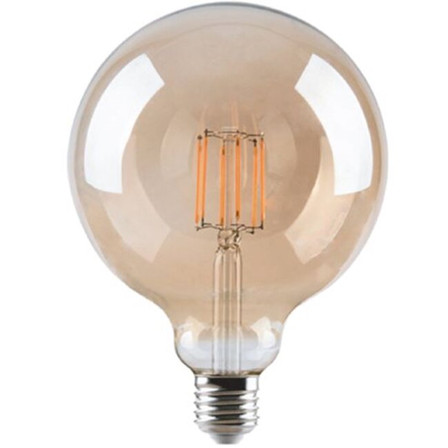 Benson Retro LED filament bol - warm wit - G125 - 4W - E27 - dimbaar
