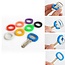 Benson Set van 20 kleurrijke universele sleutelringen - rood, groen, oranje, blauw