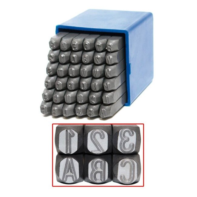 Benson Slagletterset - 36-delig - Ø 5 mm - Koolstofstaal - Inclusief Opbergdoos