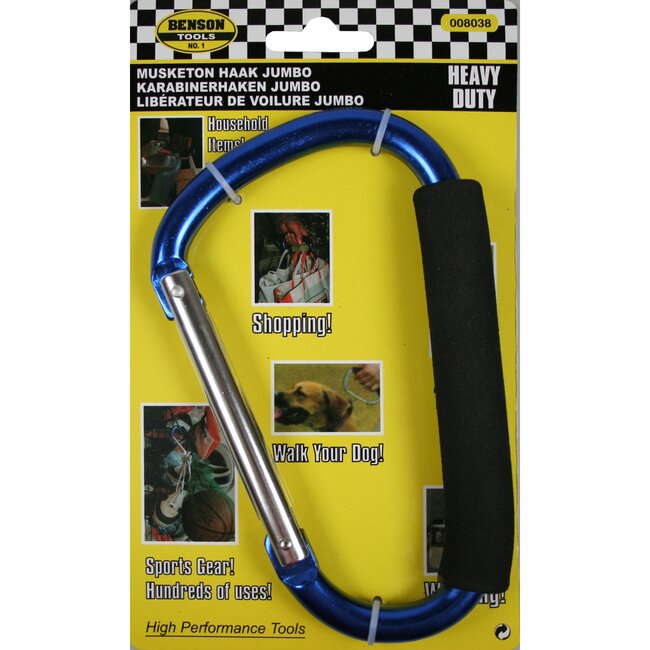 Benson Musketonhaak jumbo - robuust - 160 x 12 mm - veelzijdig gebruik