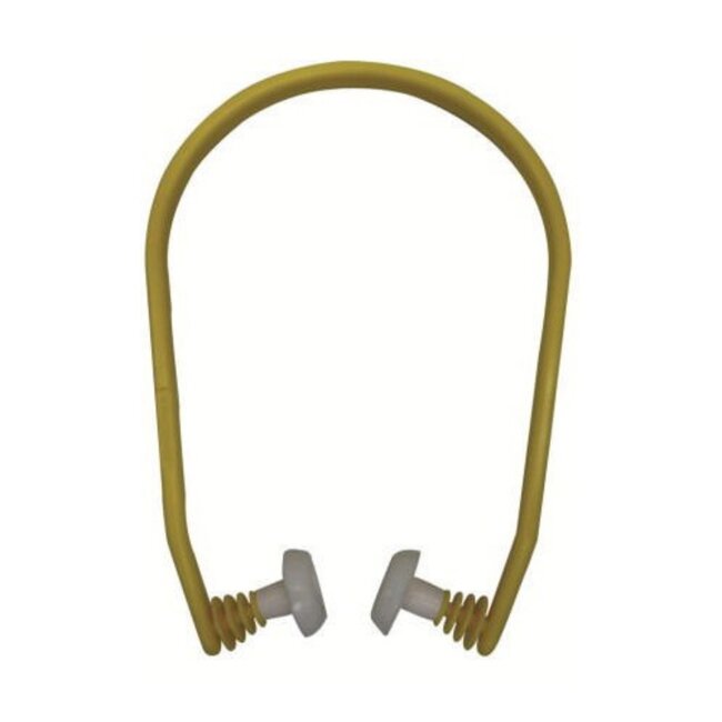 Benson Lichtgewicht oordoppen - U-beugel - siliconen - SNR 19 dB - geel