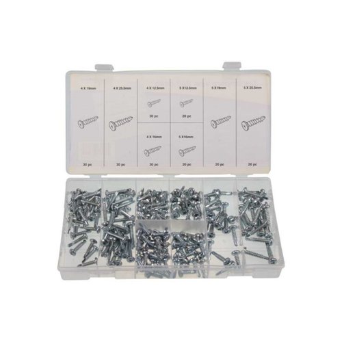 Topgear Zelftappers - Assortiment Box - 200 stuks Topgear Zelftappers - Assortiment Box - 200 stuks