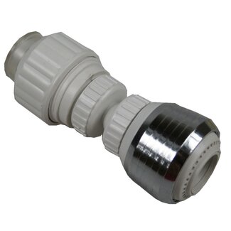 Benson Roterende kraansproeier - 360 graden draaibaar - 2 standen - chroom/wit