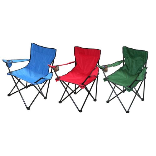 Benson Camping Stoel met Leuning - per stuk Benson Camping Stoel met Leuning - per stuk