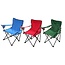 Benson Opvouwbare campingstoel met leuning - antislip voeten - draagtas - zithoogte 40 cm - max. 110 kg