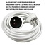 Benson Verlengsnoer - 3 meter - wit - 3x1,5 mm² - 230V - max 2300W