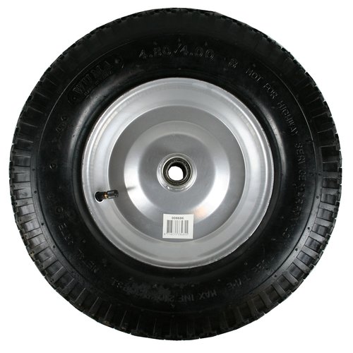 Benson Wiel met Luchtband 4.00 - 8 met Metalen Velg - t.b.v. Kruiwagen - Skelter Benson Wiel met Luchtband 4.00 - 8 met Metalen Velg - t.b.v. Kruiwagen - Skelter
