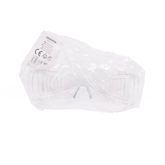 Benson Transparante veiligheidsbril - anti-condens - krasbestendig - geschikt voor brildragers