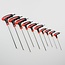 Benson Torx schroevendraaierset - T-vorm - Antislip - 10-delig - Inclusief wandhouder