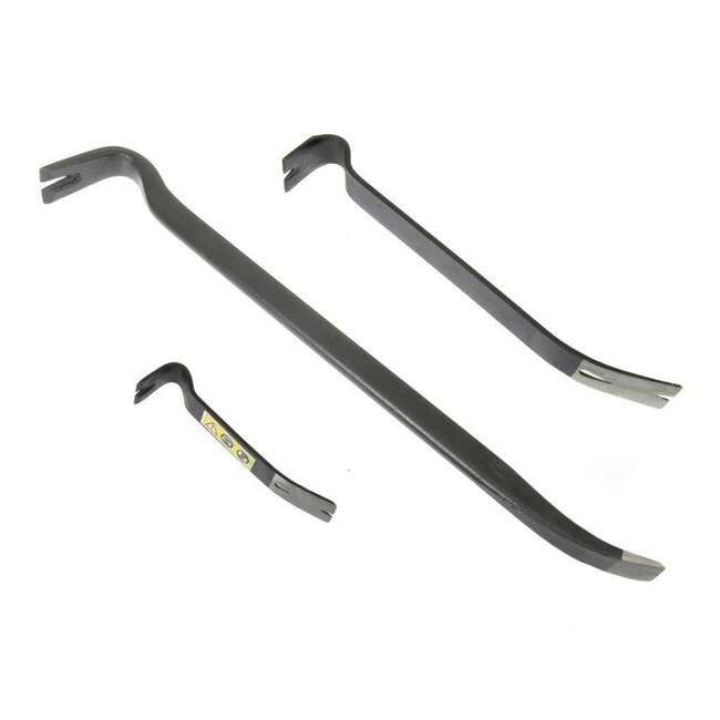 Benson Koevoet set - Breekijzers - Gehard staal - Zwart - 3 delig