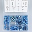 Benson Assortiment bouten en moeren - verzinkt - 125-delig - met handige box