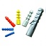 Benson Pluggen Set - Assortimentsbox - 220-delig - Ø 5 t/m 12 mm - Kleurgesorteerd