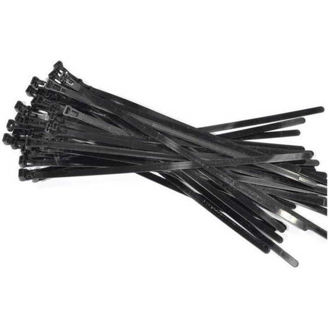 Hofftech Hersluitbare kabelbinders - 7.6 x 200 mm - zwart - 50 stuks
