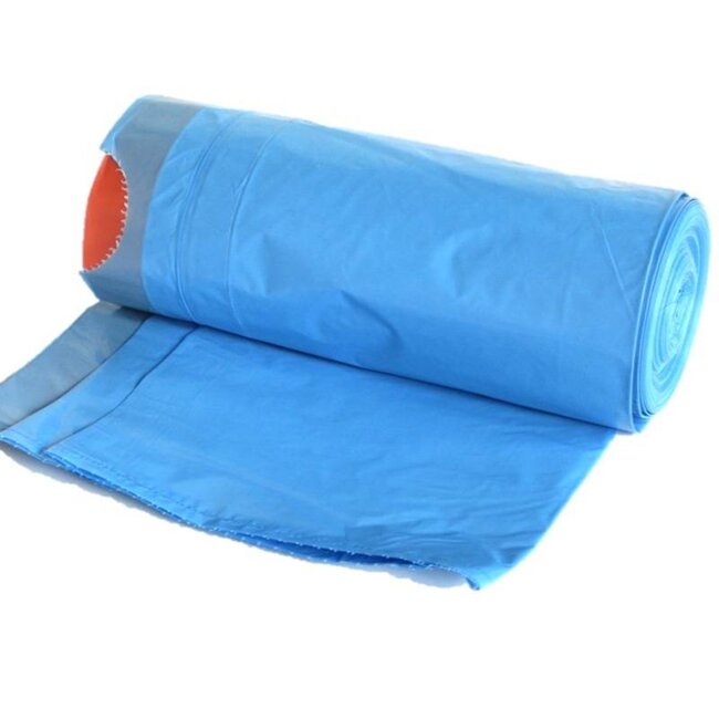 Benson Vuilniszakken - 35 liter - trekband - geperforeerd - 15 stuks - blauw