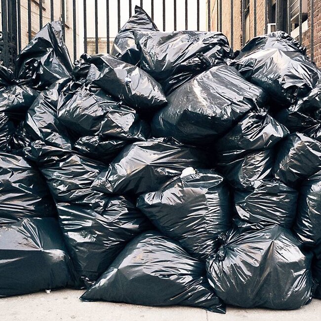 Benson Extra dikke vuilniszakken - 120 liter - 29 micron - 10 stuks - Grijs