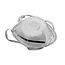 Benson Gevormd stofmasker met ventiel - FFP2 - wit - CE-keur - enkel gebruik