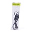 Benson Stroomsnoer met vloerdimmer - zwart - 2 meter - led geschikt - stijlvol design