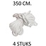 Benson Set scheerlijnen - 3,5 meter - met klemmen - 4 stuks - duurzaam nylon