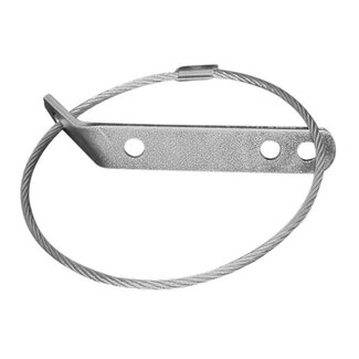Benson Veiligheidskabel aanhangwagen - 20 cm - hulpkoppeling met strip