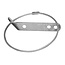 Benson Veiligheidskabel aanhangwagen - 20 cm - hulpkoppeling met strip