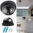 Benson Dummy beveiligingscamera - met sensor en knipperend led - realistisch ontwerp - zwart - 117 x 75 mm
