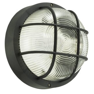 Benson Bulley Buitenlamp Rond - Zwart - E27