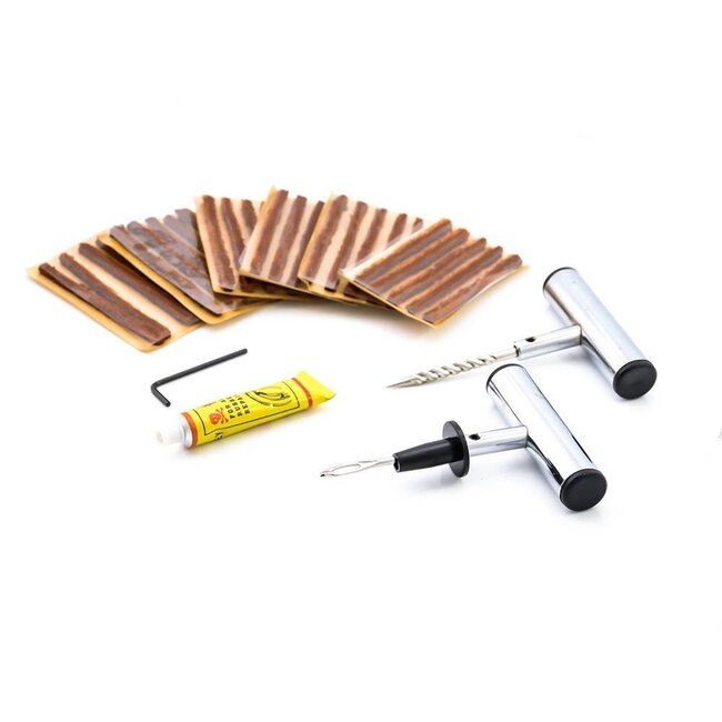 Benson Complete bandenreparatieset - 31-delig - Voor auto, motor en scooter - Inclusief opbergkoffer