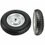 Benson Wiel met luchtband - metalen velg - blokprofiel - 4.00-8 - draagvermogen 135 kg