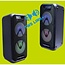 Benson Bluetooth speaker - zwart - radio - LED verlichting - 23.5 x 20.7 x 50.3 cm