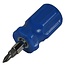 Benson Compacte schroevendraaier met 4 bitjes - 8,5 cm - comfortabele grip - ideaal voor onderweg