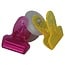 Benson Handige clip met zuignap - 5 stuks - meerkleurig - 5x4 cm