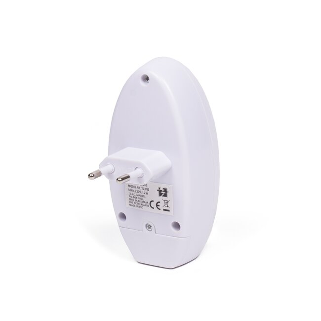 Benson Insectenlamp plug-in - UV-licht - Met opvangbakje - Energiezuinig - Wit
