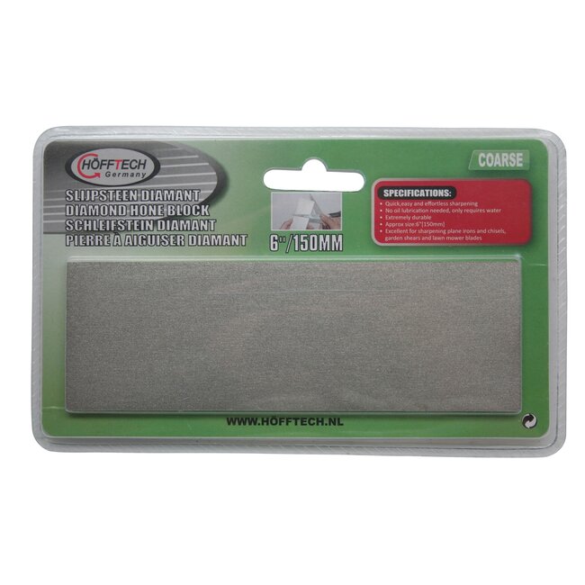 Hofftech Diamant slijpsteen - grof - 150 mm - veelzijdig gebruik