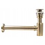 REA Compacte sifon en clickwaste - mat goud - kindvriendelijk design
