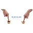 REA Compacte sifon en clickwaste - mat goud - kindvriendelijk design