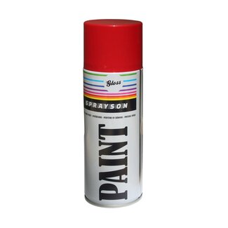 Sprayson Hoogglans rode spuitlak - 400 ml - 12 stuks - veelzijdig gebruik