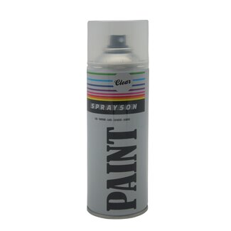 Sprayson Spuitlak - Blanke lak - Beschermend - 400 ml - 12 stuks