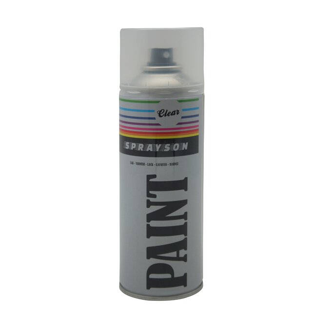Sprayson Spuitlak - Blanke lak - Beschermend - 400 ml - 12 stuks