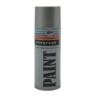Sprayson Zilveren spuitlak - 400 ml - 12 stuks - veelzijdige toepassing - snelle afwerking