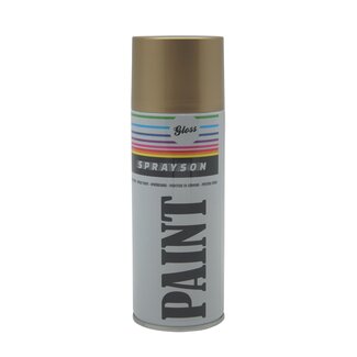 Sprayson Goudkleurige spuitlak - 400 ml - 12 stuks - veelzijdig gebruik - duurzame afwerking Sprayson Goudkleurige spuitlak - 400 ml - 12 stuks - veelzijdig gebruik - duurzame afwerking