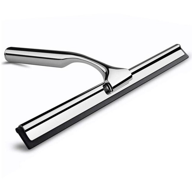 REA Badkamerwisser met houder - 25 cm - chroom - streeploos reinigen